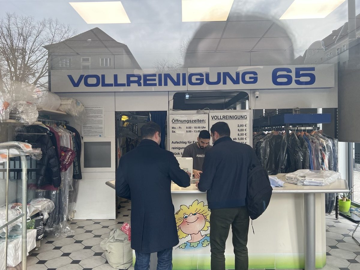 Kundenservice an der Theke